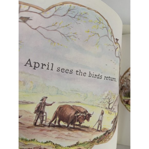 Tasha Tudor AROUND THE YEAR / First Edition 1957 Hardback Dust Jacket - Picture 5 of 8